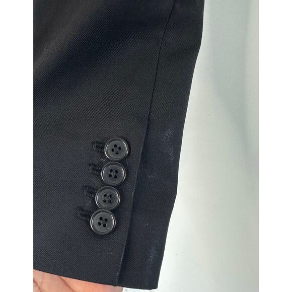 J.Crew Super 120's Black Career Office Four Season stretch Regent Blazer Size 4 - Picture 6 of 11